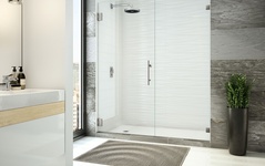 Hinged Frameless Shower Doors: Peerless Collection